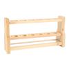 Wooden Test Tube Rack Storage 6 Round Hole Multifunctional Test Tube Stand Holder for Home Laborator