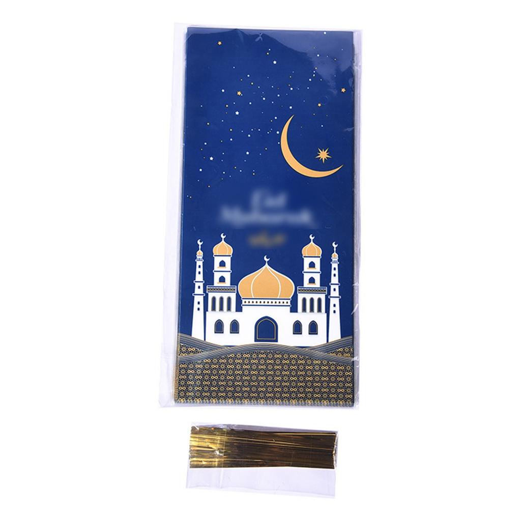 Moon Castle Printed Opp Flat Pocket Food Bags Small Pocket Food Bags Cross-border Festival Bags