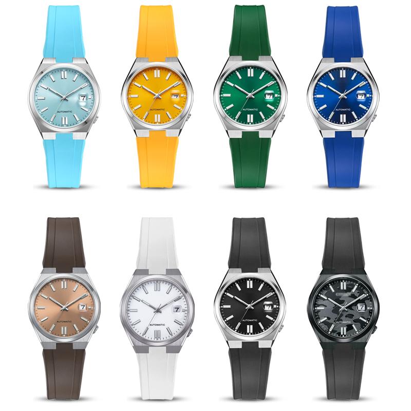 Для часов Citizen NJ0150 NJ0151 NJ0158 Фторкаучуковый Ремешок FKM Высококачественный Ремешок Мужской Браслет Быстросъемная Шпилька Наручный Ремешок