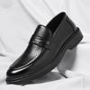 Мужская кожаная обувь в британском стиле, новые туфли для офиса, формальные туфли без застежек, мужская обувь на плоской подошве для свадебной вечеринки, повседневная деловая обувь