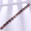 Magnetic Therapy Bracelet Men Women Alloy Retro Geometric Cuff Bangle Jewelry Gift