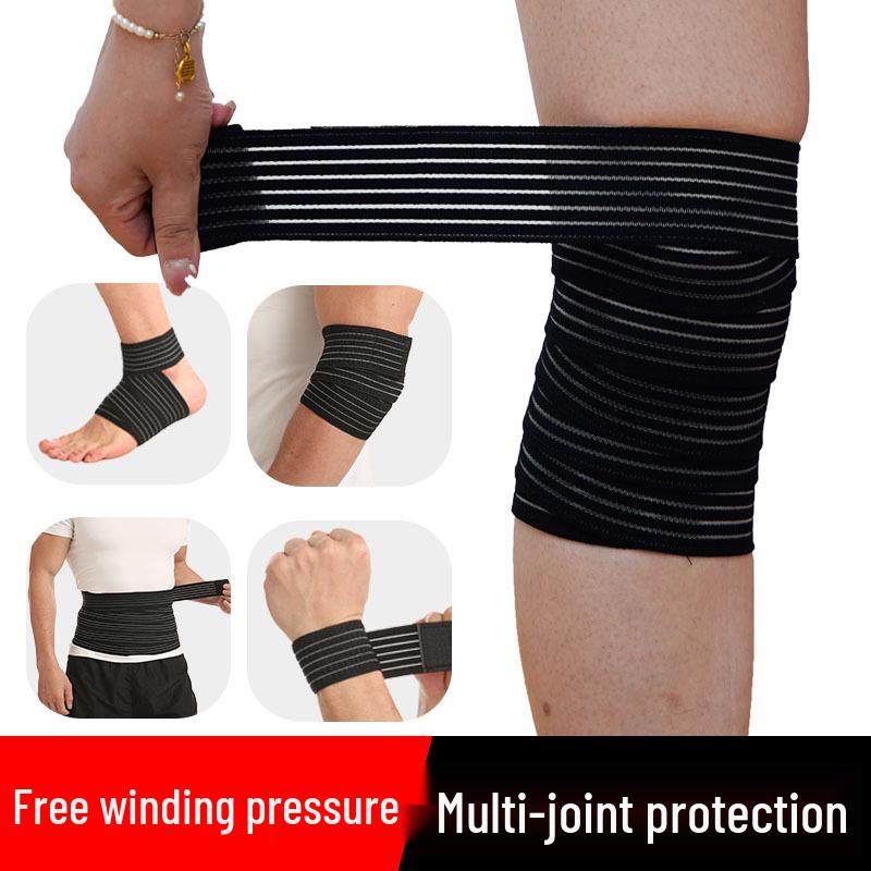 5CM Wide Self-Adhesive Sports Compression Bandage Wrap for Wrist, Knee, Ankle, Leg Support with High Elasticity.