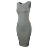 Robe IY22Z robe classique de midi sans manches coupe slim Taille-40