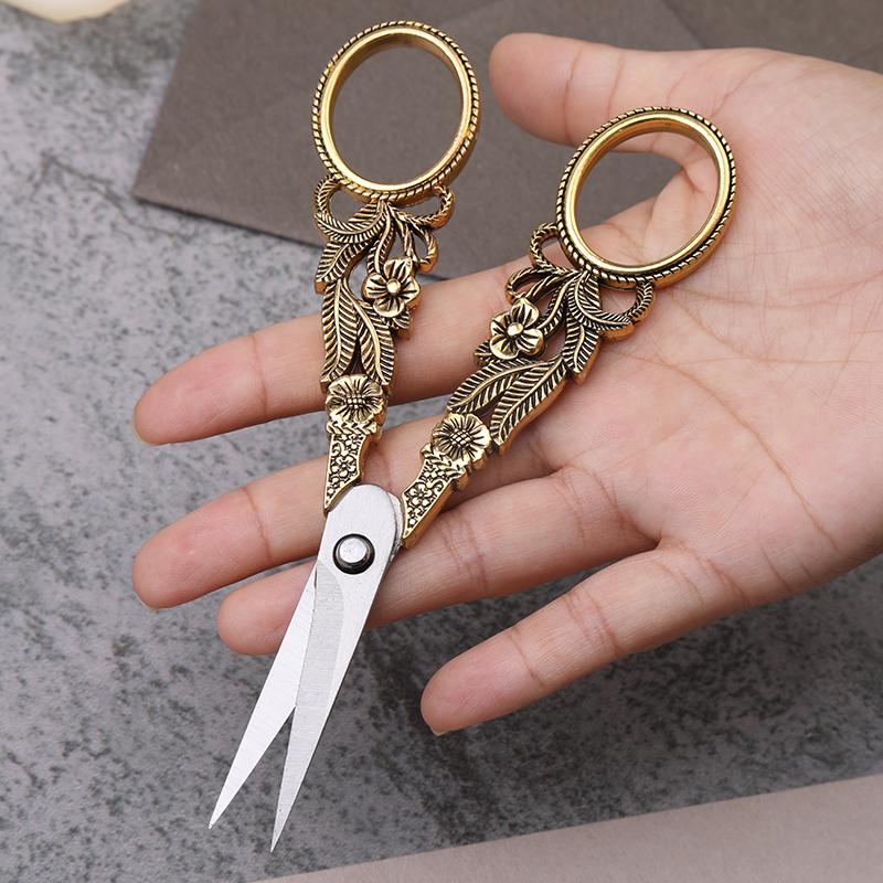 Винтажные ножницы, ножницы для вышивания, швейные принадлежности, прочные ножницы из нержавеющей стали, портновские ножницы, инструмент