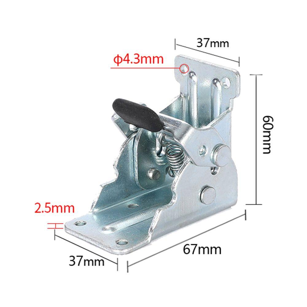 Extension Foldable Fold Feet Hinges Table Leg Fittings Self-Locking Folding Hinge Support Frame