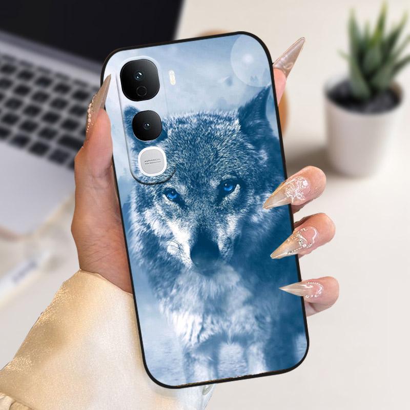 Для Vivo Y400 Pro Y400Pro 5G Чехол Стильный Мягкий ТПУ Силиконовый Задняя Крышка Бампер Для Vivo Y400 4G 5G Чехол для Телефона V2506 Защитный Чехол