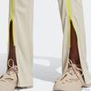adidas X Stella McCartney Collaboration SS23 Logo Printed Расклешенные трикотажные спортивные брюки средней посадки Женские плавки Светло-желтые IJ0599