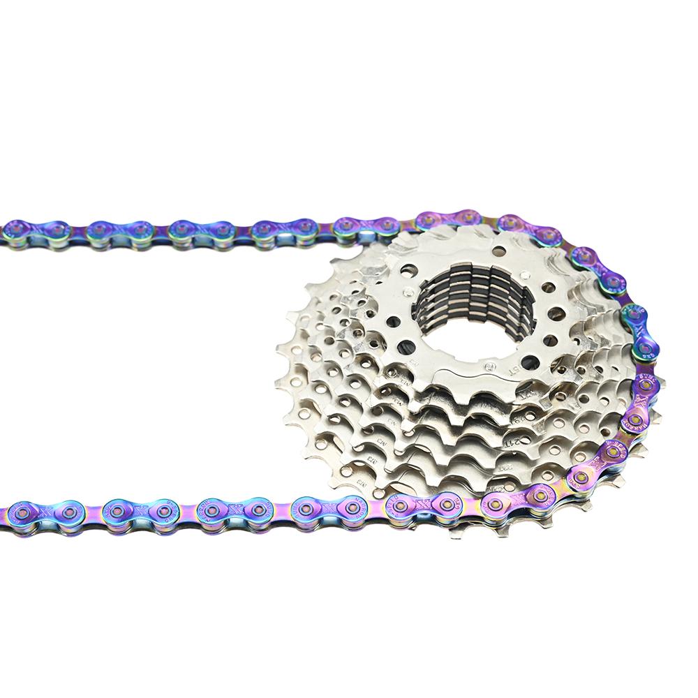 SUMC Rainbow Bicycle Accessories SX13  126L Chain  13 Speed Solid Bike Chain 13s MTB / Road Bicycle