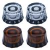 4 Pcs Electric Guitar Volume Tone Control Knobs Potentiometer Cap Easy to Use