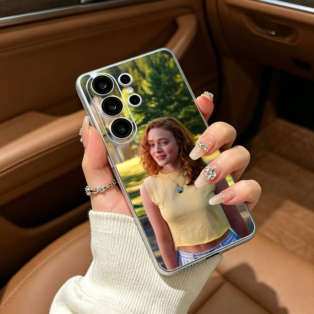 Звезда популярного сериала -S- Sadie Sink Прозрачный чехол для телефона для Samsung S25, S24, S21, S22, S23, S30, Ultra, S20, Plus, FE, Lite