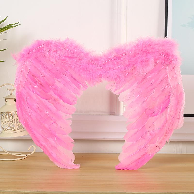 Performance Photography Natural Soft Angel Wings Feather Costume Prop for Halloween