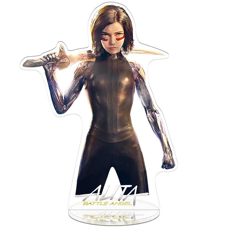 Collectible New Movie Alita Battle Angel Acrylic Model Stand Figure Toy Desk Decor