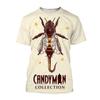 Горячая распродажа модная футболка с принтом Candyman 3D, повседневная футболка с круглым вырезом и коротким рукавом унисекс, распродажа, детские футболки 100-6XL