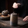 Современная позолоченная керамическая банка для чая, кухонная герметичная влагостойкая бутылка для хранения, банка для хранения кофейных зерен, декорация для дома