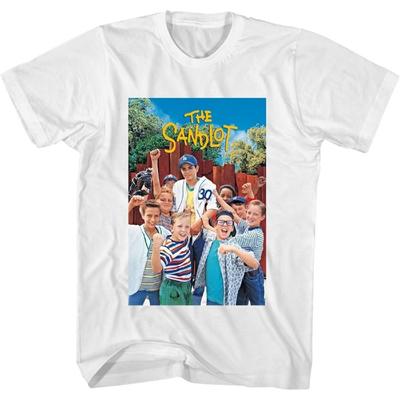 Футболка 'The Sandlot' Постер к фильму Футболки Мужские Женские Дети Молодежь Мальчики Персонажи Футболки Костюм футболка Белый