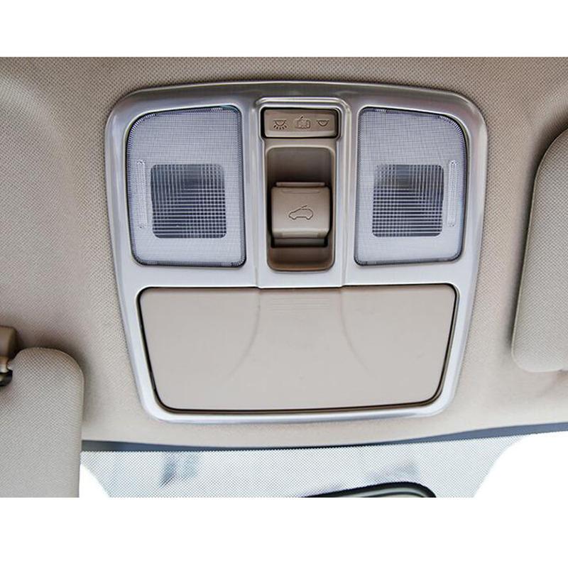 ABS/Steel Car Front Rear Reading Lights Cover For Hyundai IX35 2010 2011 2012 2013 2014 2015 2016 2017 Auto Interior Accessories