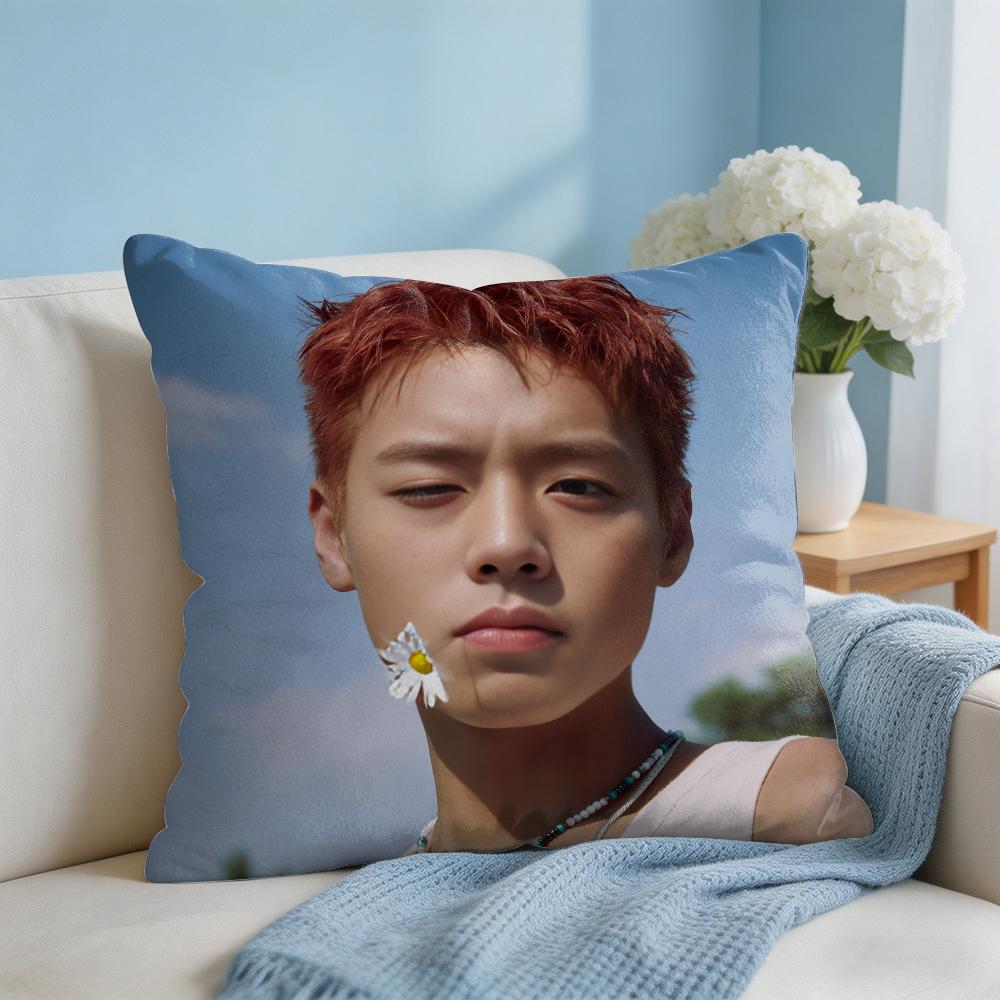 PPark JiHoon Singer Cushion Cover Square Pillow Bedroom Sofa Leisure Comfort Living Room Home Decoration X