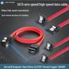 Высокоскоростной кабель данных для твердотельного накопителя SATA 3.0 6 Гбит/с с двойным зажимом для материнских плат