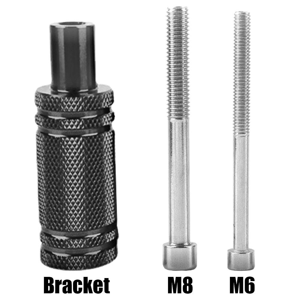 Кронштейн для фары крыла мотоцикла, светодиодная фара, опорное основание для противотуманных фар M8/M6, внешняя модификация, кронштейн из алюминиевого сплава