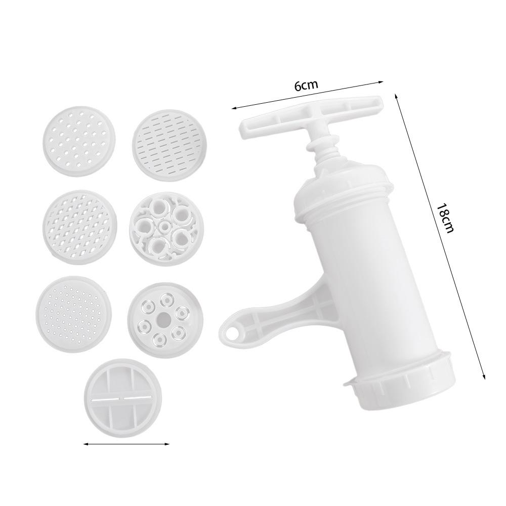 Ручная насадка для пасты Белый инструмент для спагетти Домашняя машина для изготовления пасты Кухонный новичок