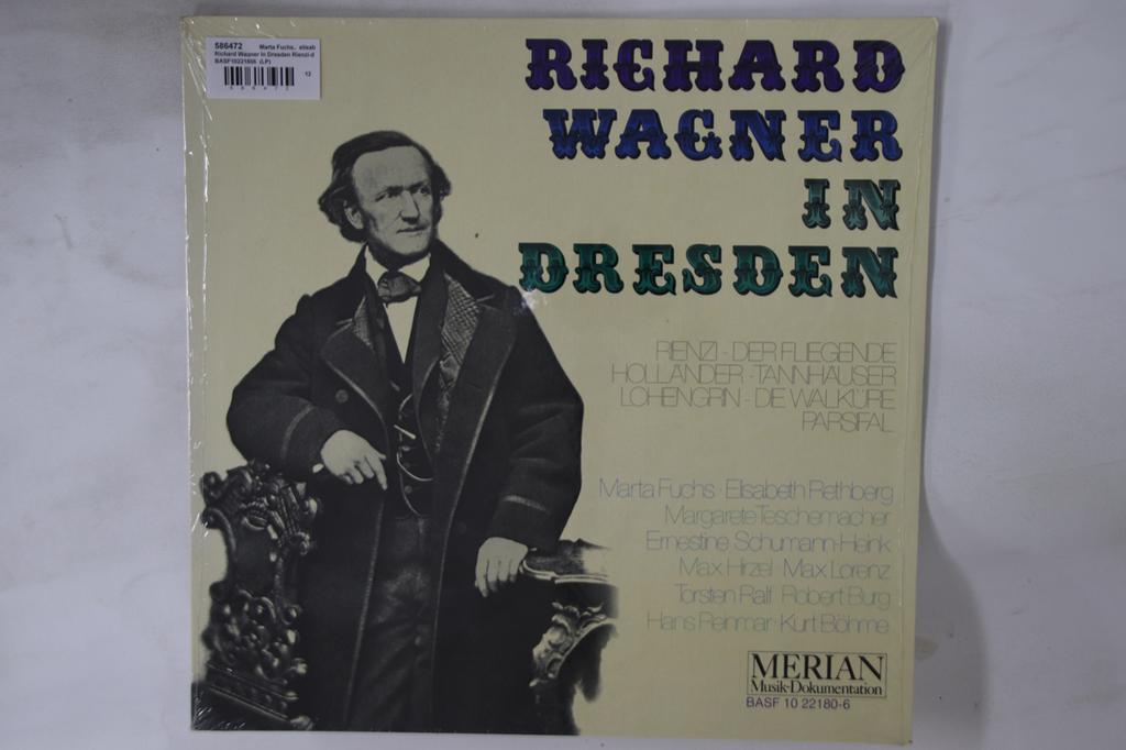 LP Record MARTA FUCHS,ELISABETH RETHBERG,MARG - Richard Wagner In Dresden Rienzi-de BASF10221806 MERIAN Germany Classical Used