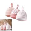 Breathable Baby Bonnet Hat Cotton Newborns Earflap Bonnet Fetal Caps Comfortable Headwear for 0 to 3 Months Unisex