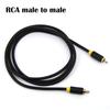 100 см позолоченный 1M RCA штекер - RCA штекер удлинительный кабель AV аудио ПВХ динамик коаксиальный кабель провод