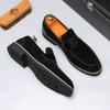 8608 Loafers Men's Loafers Men's One-Pedal Lazy Shoes Large Size Casual Men's Small Leather Shoes