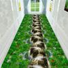 Ковер для коридора с зеленой травой, длинный ковер для коридора отеля, 3D ковер для гостиной, коврик для кухни, коврик для прохода, коврик для дома, прихожей