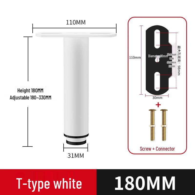 Adjustable Bed Support Frame & Load-Bearing Brackets