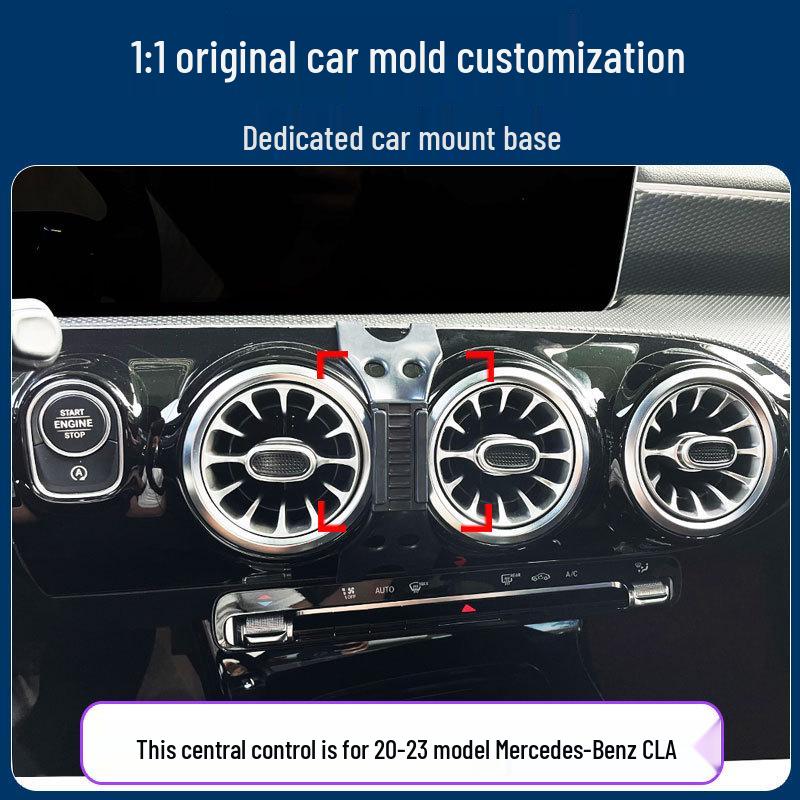 13-23 Держатель телефона и крепление для навигатора Mercedes-Benz CLA на вентиляционное отверстие