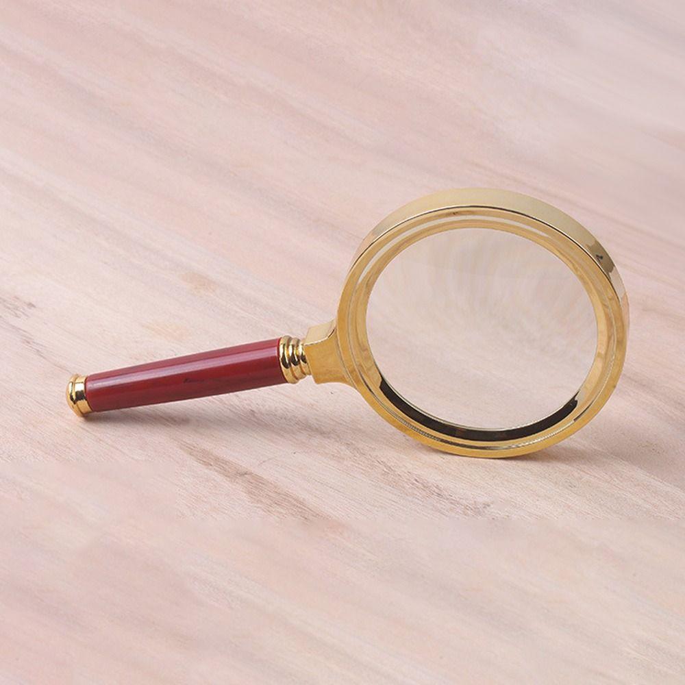 Quality 70/80/90/100mm 10X Handheld Microscope Reading Jewelry Magnifiers Magnifying Glass Lens