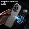 Retro Magnetic Suede Leather Case For Honor 200 Lite Honor200 Lite Shockproof Matte Silicone Soft Case Cover