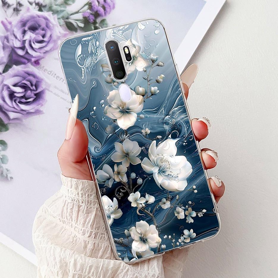 Чехол для Oppo A9 2020 Oppo A11x Новый Роскошный Расписной Чехол Ударопрочный Чехол для Телефона Для Oppo A5 2020 A92020 OppoA11x Мягкие Чехлы Сумки