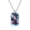 Tanjiro Nezuko Inosuke Zuhira Stainless Steel Color Printed Necklace Collection Holiday Gifts
