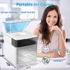 Портативные персональные кондиционеры, небольшой кондиционер с воздушным охлаждением и 3 скоростями ветра, настольный мобильный вентилятор переменного тока для домашнего офиса, спальни