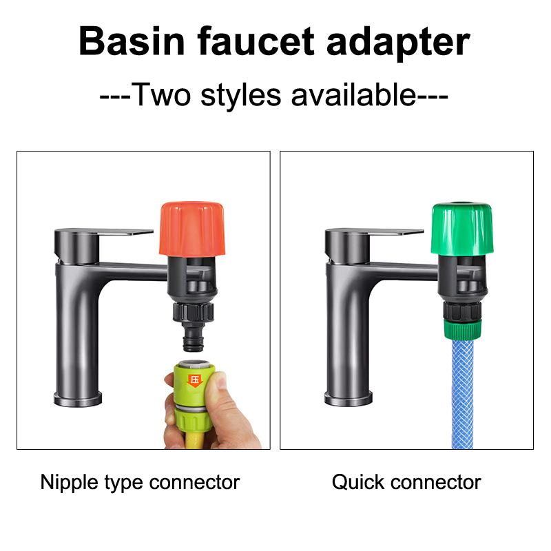 1Pc Universal Kitchen Mixer Tap To Garden Hose Pipe Connector Adapter Fitting Quick Indoor Outdoor Garden Accessories