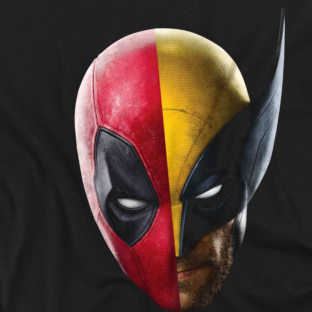 Футболка с портретом Дэдпула и Росомахи для мужчин