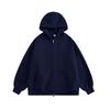 Men'S Autumn And Winter Men'S Jacket American Zipper Sports Loose Casual Large Size Hooded Sweater Men'S