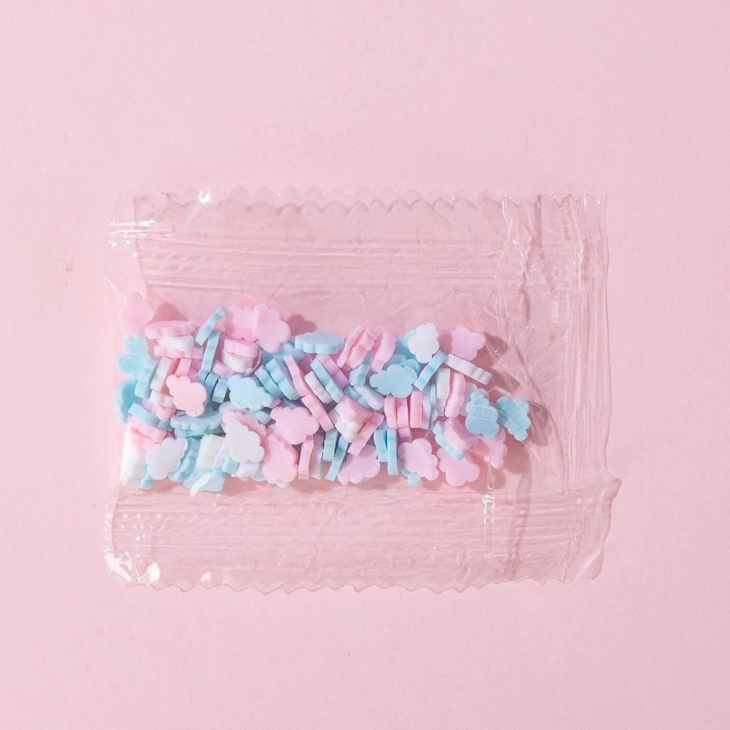 Полимерная глина Макарон Бусины и Гранулы Жемчужного Сахара для DIY Слайма, Эпоксидки и Поделок