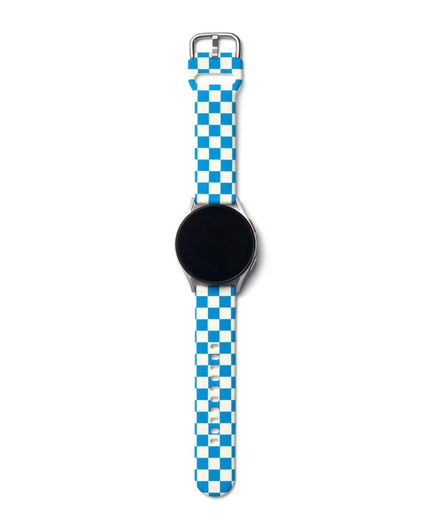 Силиконовый ремешок Aleubeu в клетку [Galaxy Watch]