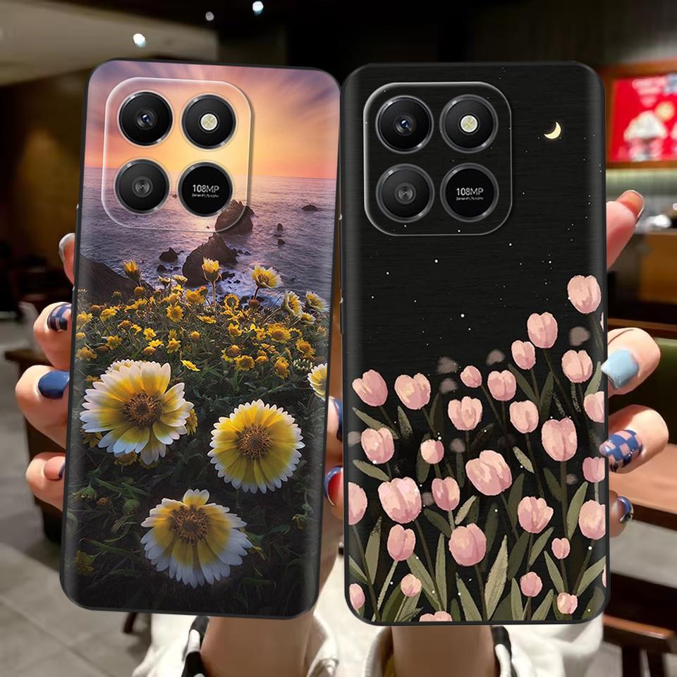 Shockproof Case Funda for Honor 400 Smart 5G Case for Honor X7D 4G 5G Cute Back Cover Soft Silicon Bumper Protection Phone Capa