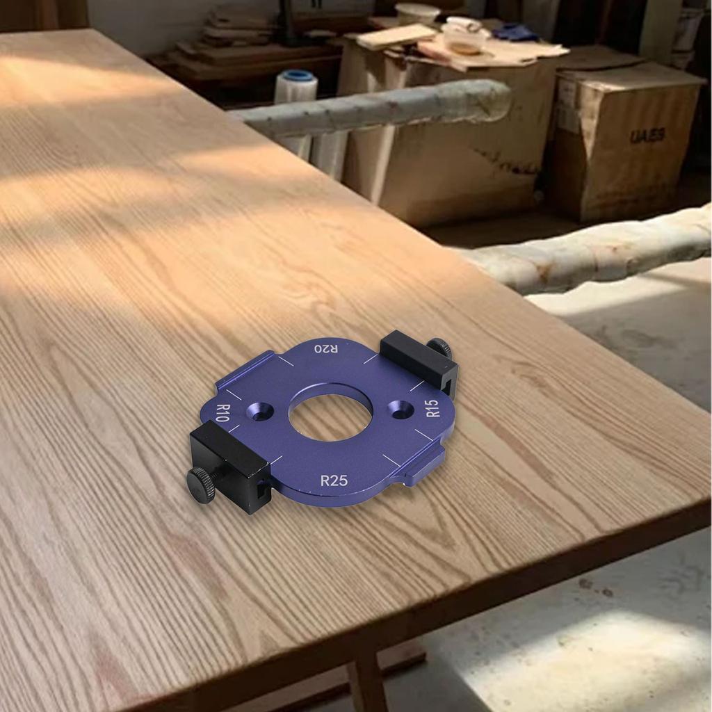 Алюминиевый радиусный шаблон для закругления углов Шаблон для закругления углов Инструмент для обрезки углов Алюминиевый радиусный шаблон для углов Вспомогательный инструмент для резки углов