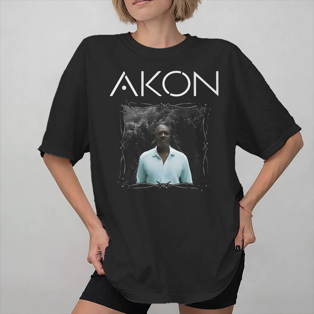 Akon and Neyo Tour Merch Unisex T Shirt Cotton Tee Fashion Tshirt Clothes