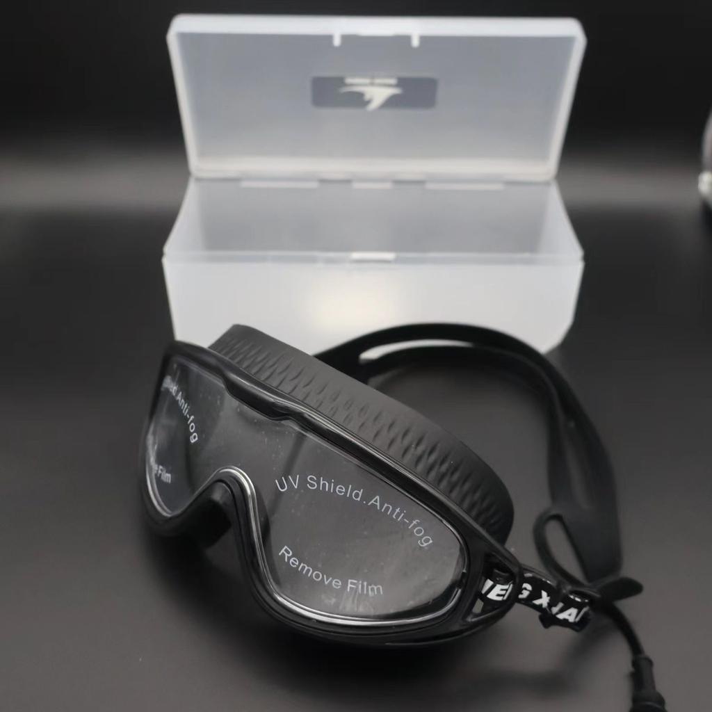 Adult Large Frame Swimming Glasses High-definition Waterproof Anti-fog Silicone Swimming Goggles Children's Swim Goggles