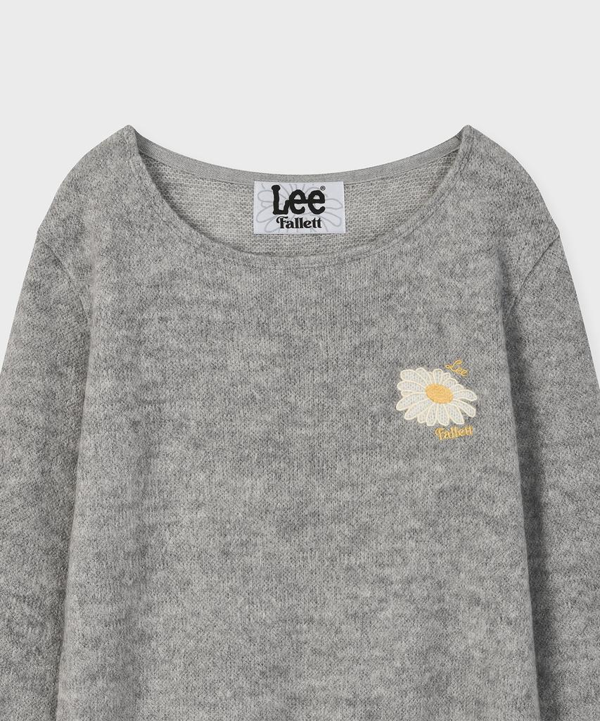 FALLETT [Fallett X Lee] Sun Flower Long Sleeve Gray