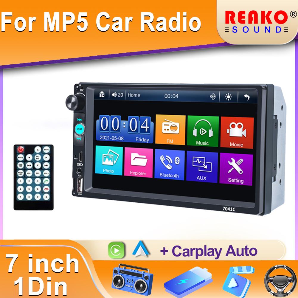 Универсальный 2 Din 7-дюймовый сенсорный экран стерео авто радио мультимедийный проигрыватель, зеркало заднего вида Link/FM/TF/MP5 автомобильная аудиосистема