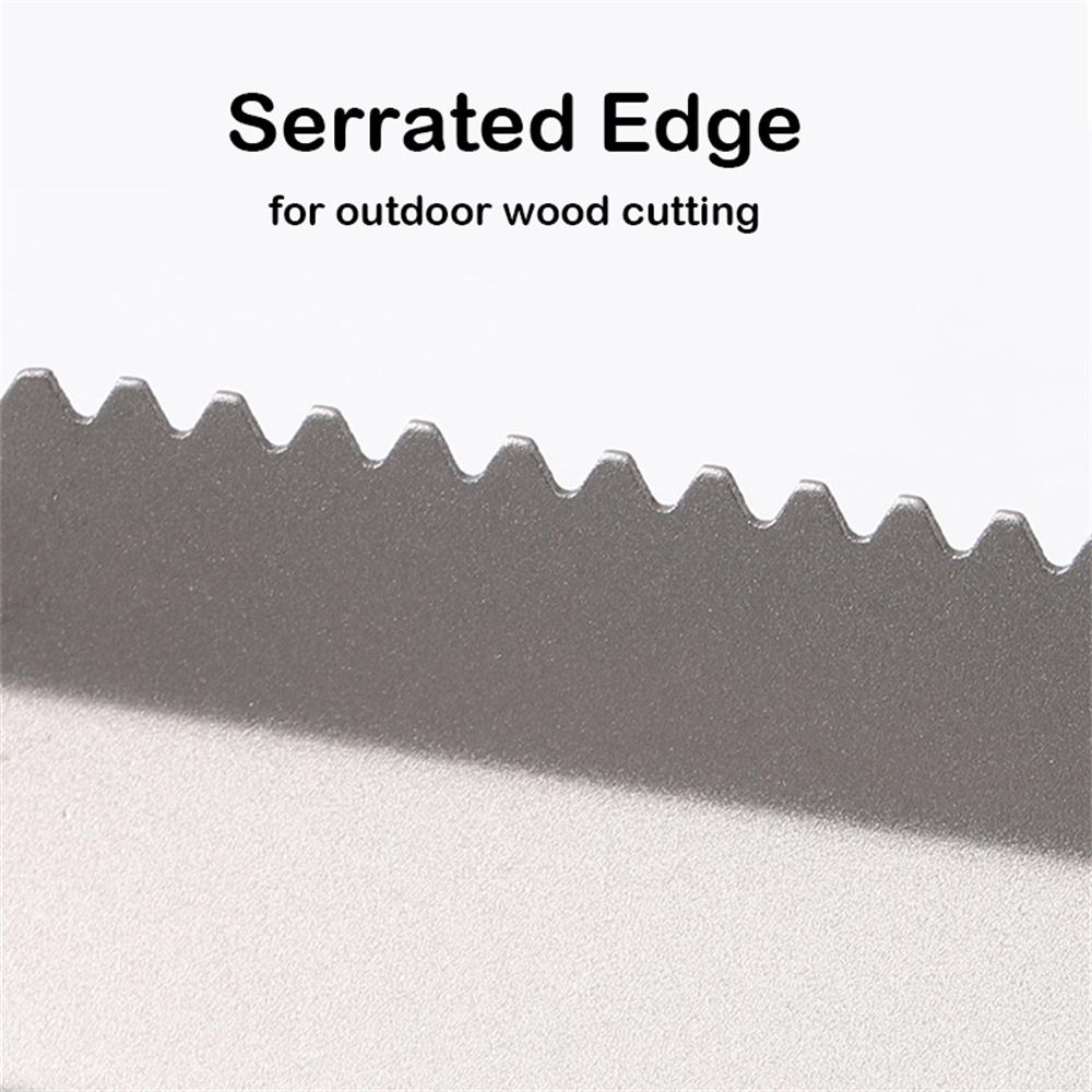 TOMSHOO Титановая садовая ручная зубчатая лопата, лопата для кемпинга, пешего туризма, рюкзака с зажимом