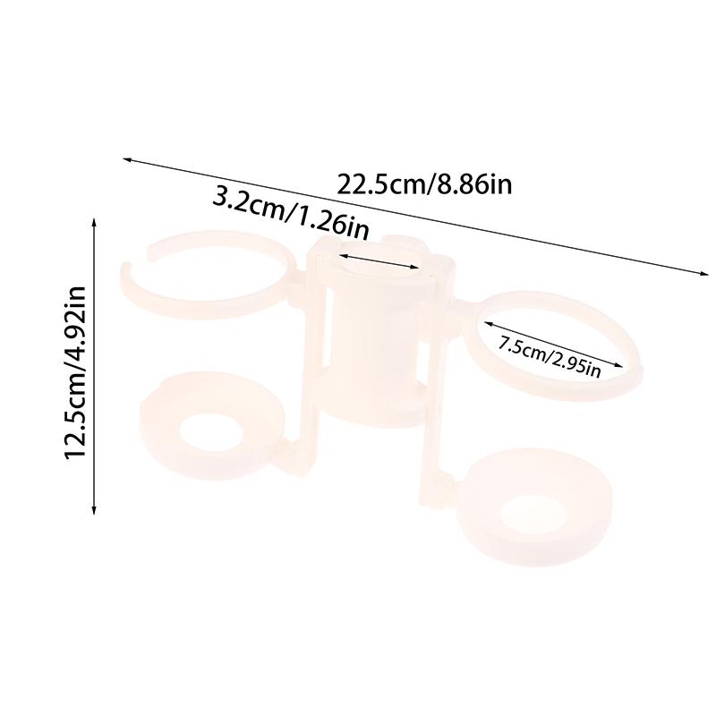 1 шт. Пляжный зонт Держатель для напитков Кронштейн Портативный поднос для чашек Уличный зонт Держатель для стакана с водой Герметичный держатель для чашки Походное снаряжение
