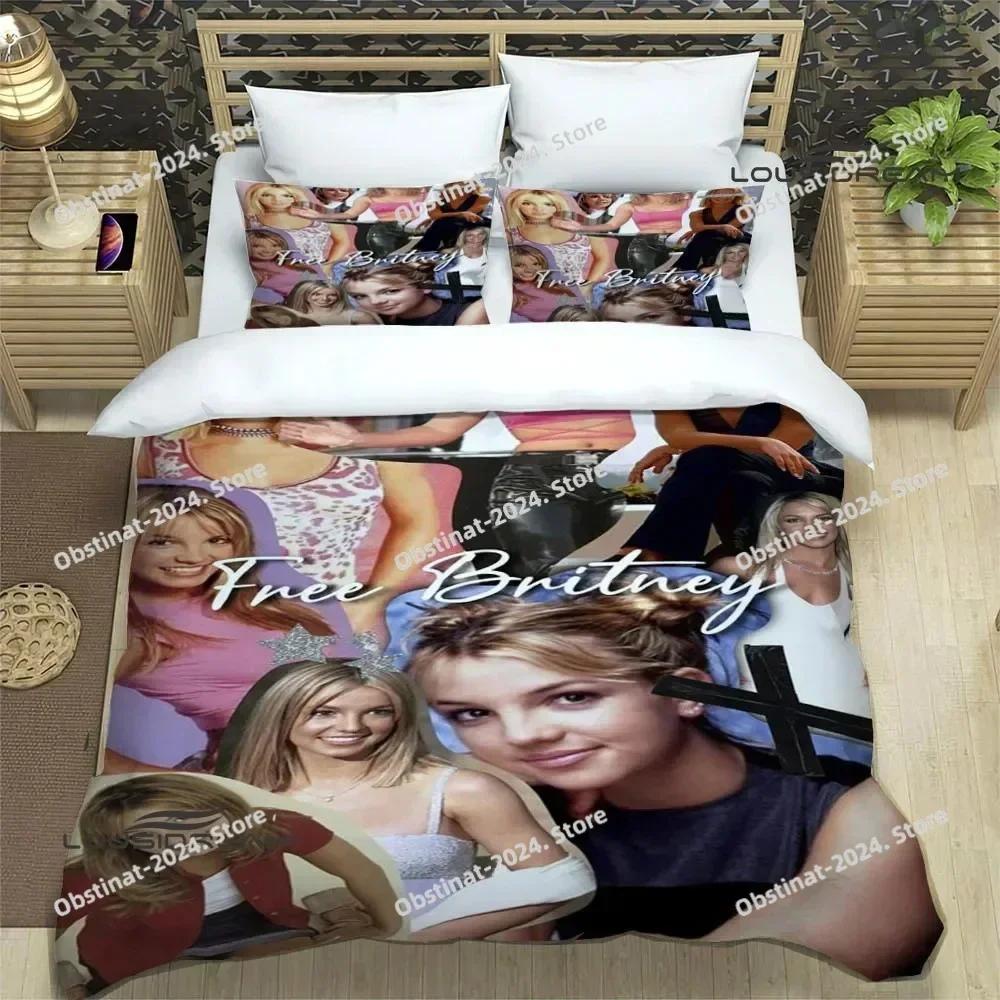 Star Britney Spearsr Bedding Sets exquisite bed supplies set duvet cover bed comforter set bedding set luxury birthday gift